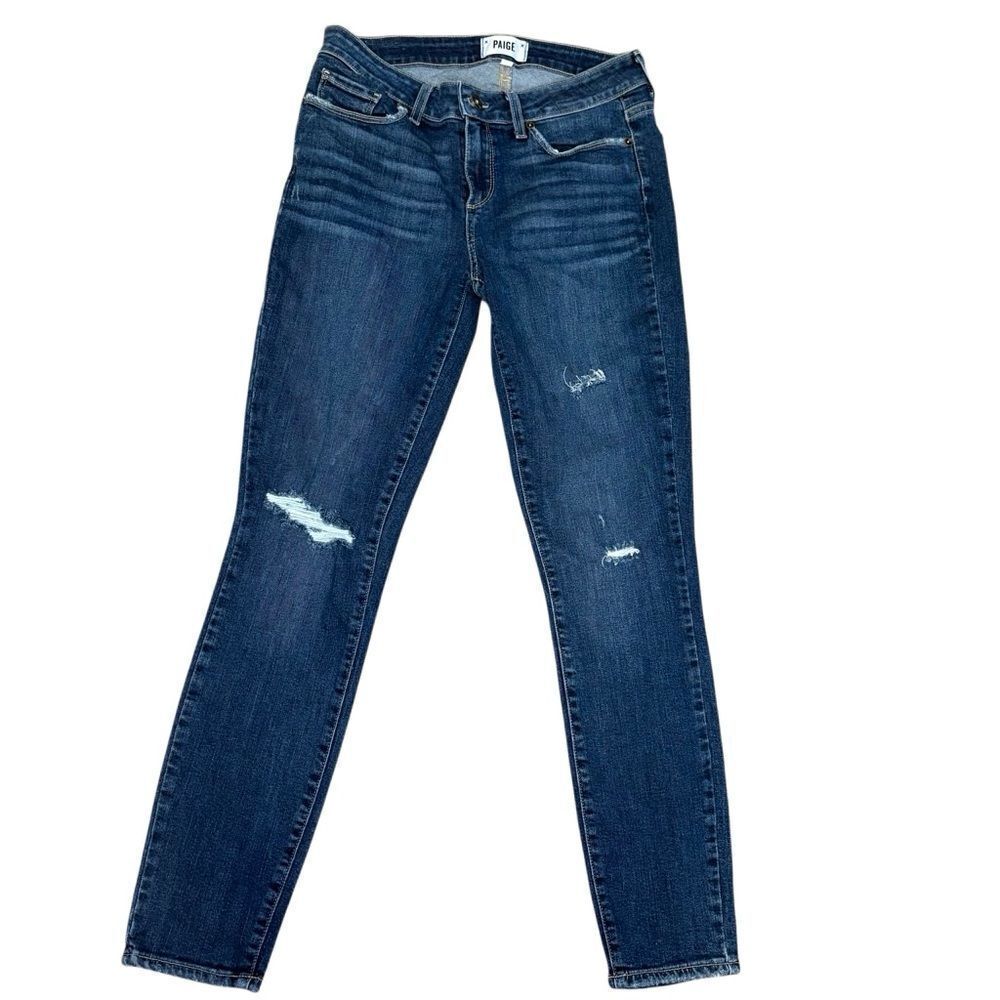 PAIGE Verdugo Ankle Distressed Jeans. Size 28. Great Condition!!